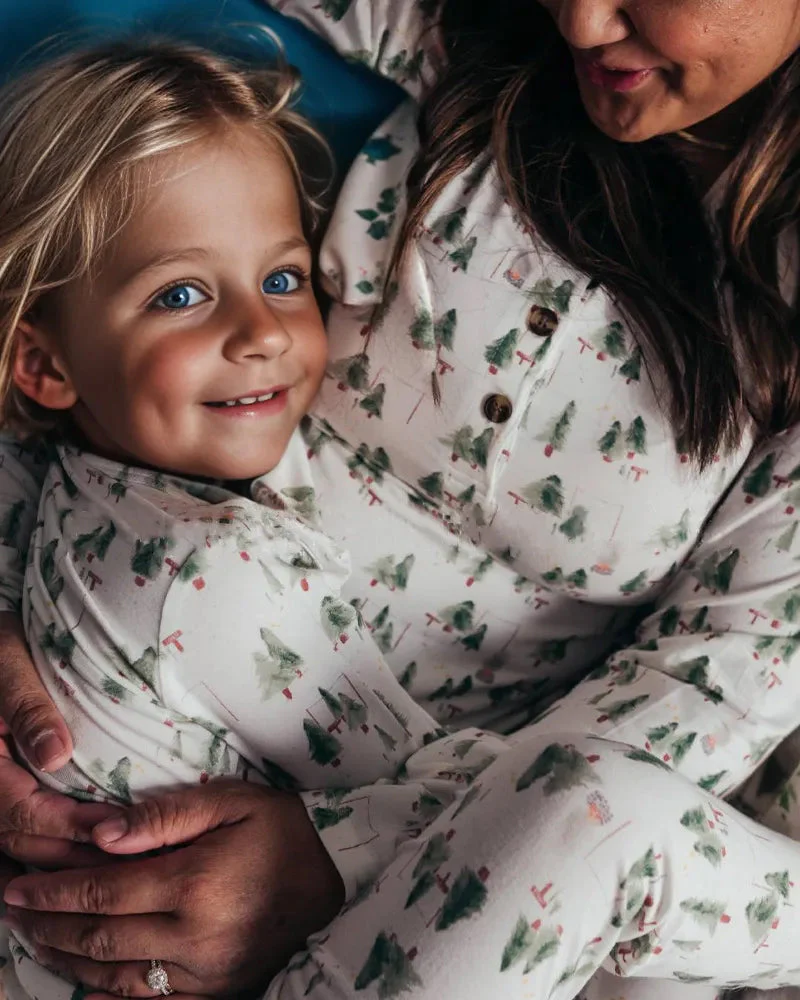 Leafy Dreams – Passender Weihnachtspyjama für die ganze Familie